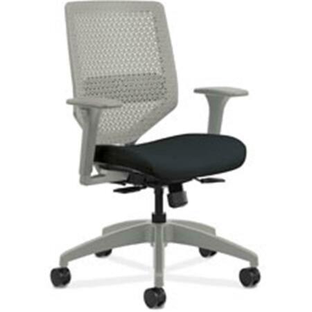 THE HON Solve Seating Titanium Mid-Back Task Chair, Midnight SVR1AILC90TK